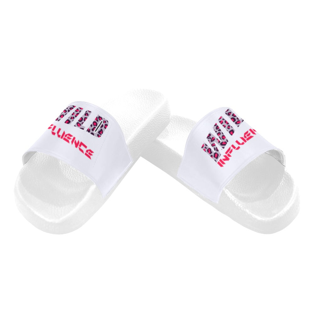 BOOJI ITALY WILD INFLUENCE COLLECTION IN WHITE WOMEN'S WHITE SOLE SLIDES