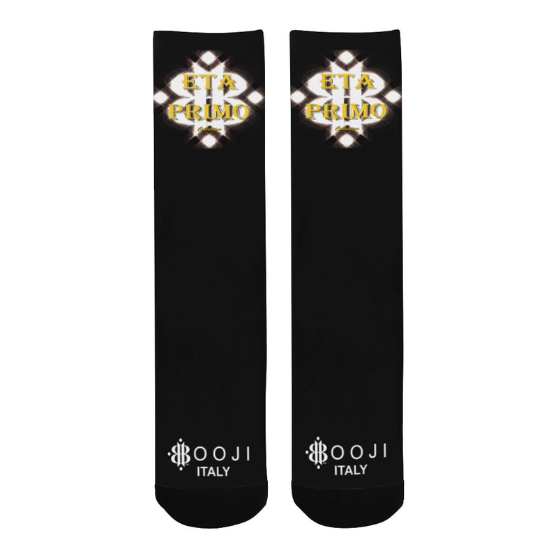 BOOJI ITALY ETA PRIMO LOGO BLACK TUBE SOCKS