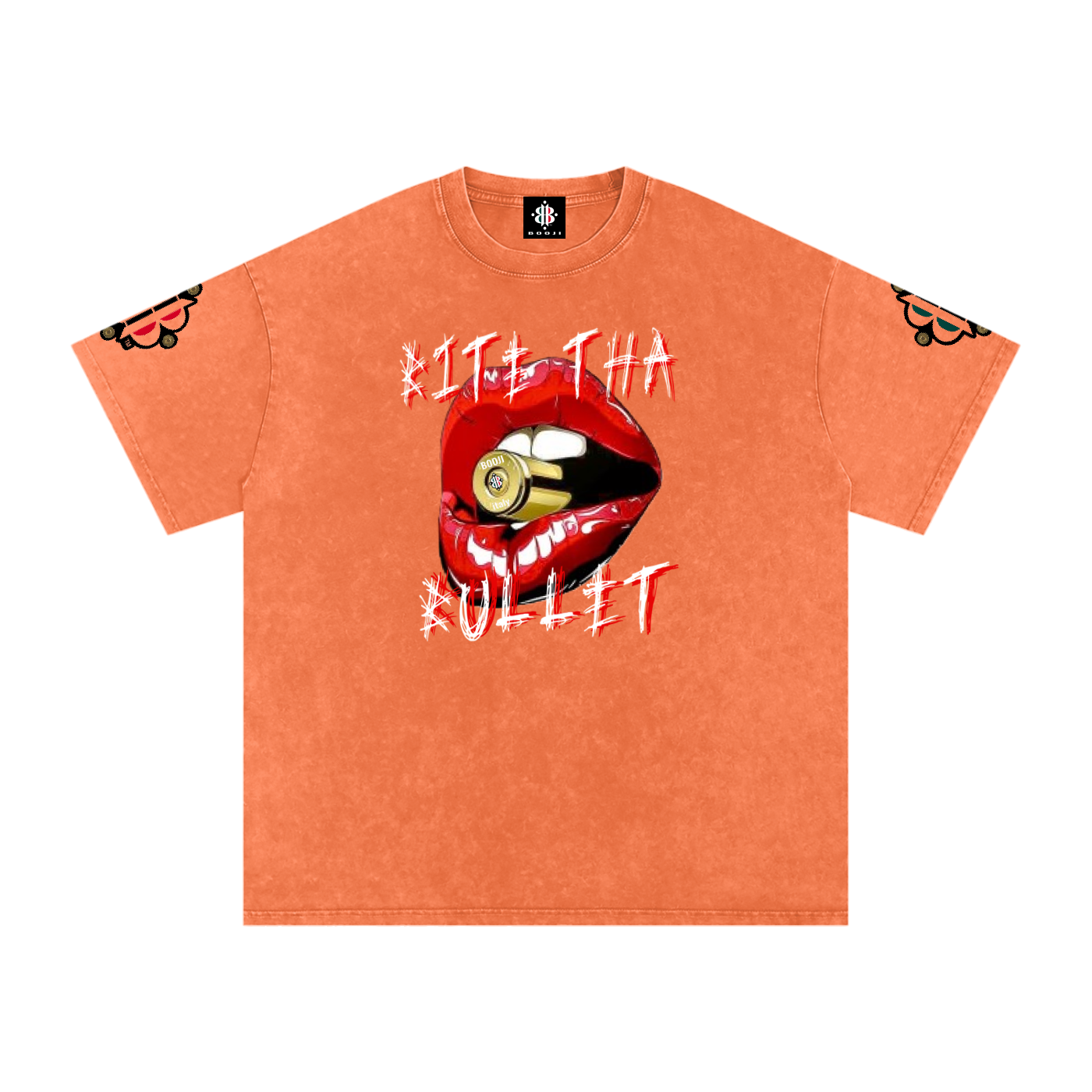 BOOJI ITALY BITE THA BULLET SNOW WASHED T-SHIRT