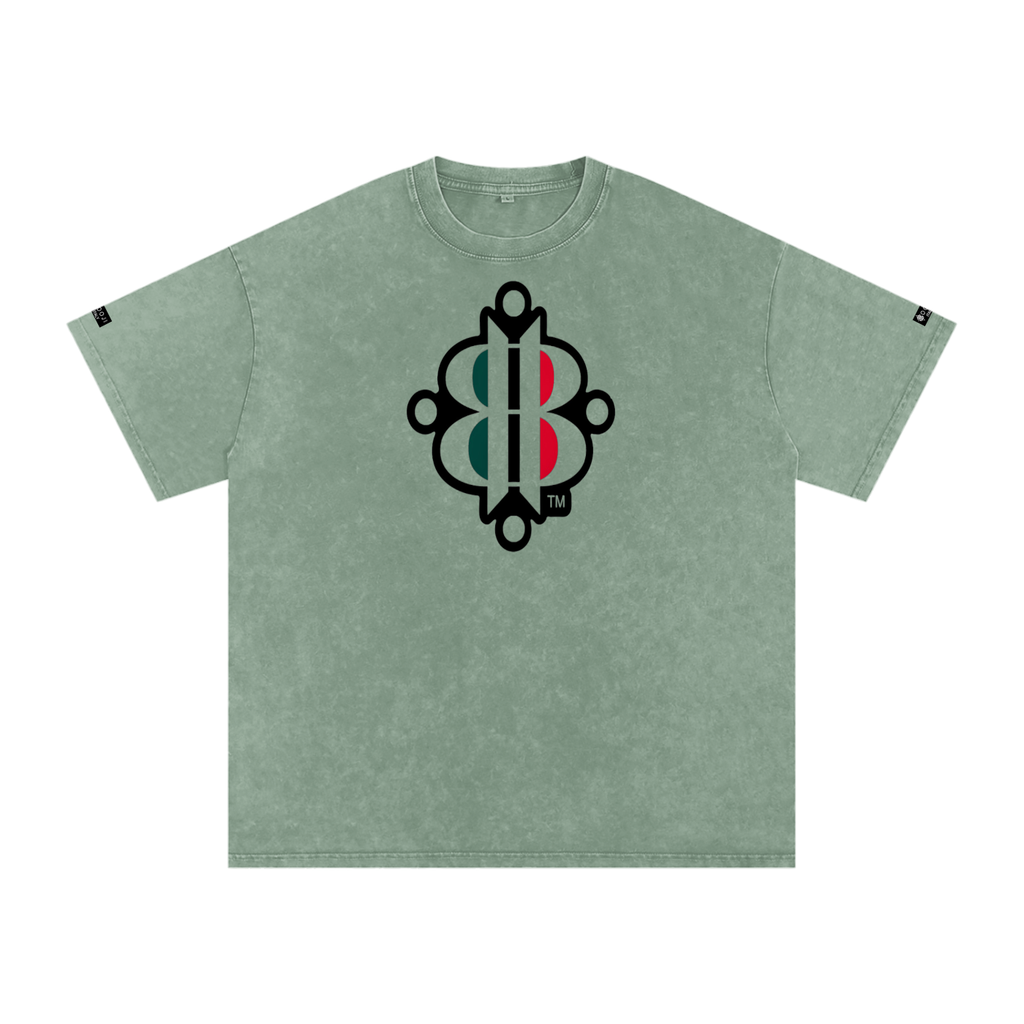 BOOJI ITALY "FLY DENIM MFR." SNOW WASHED T-SHIRT