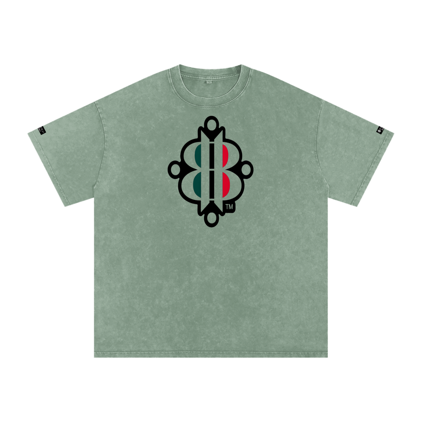 BOOJI ITALY "FLY DENIM MFR." SNOW WASHED T-SHIRT