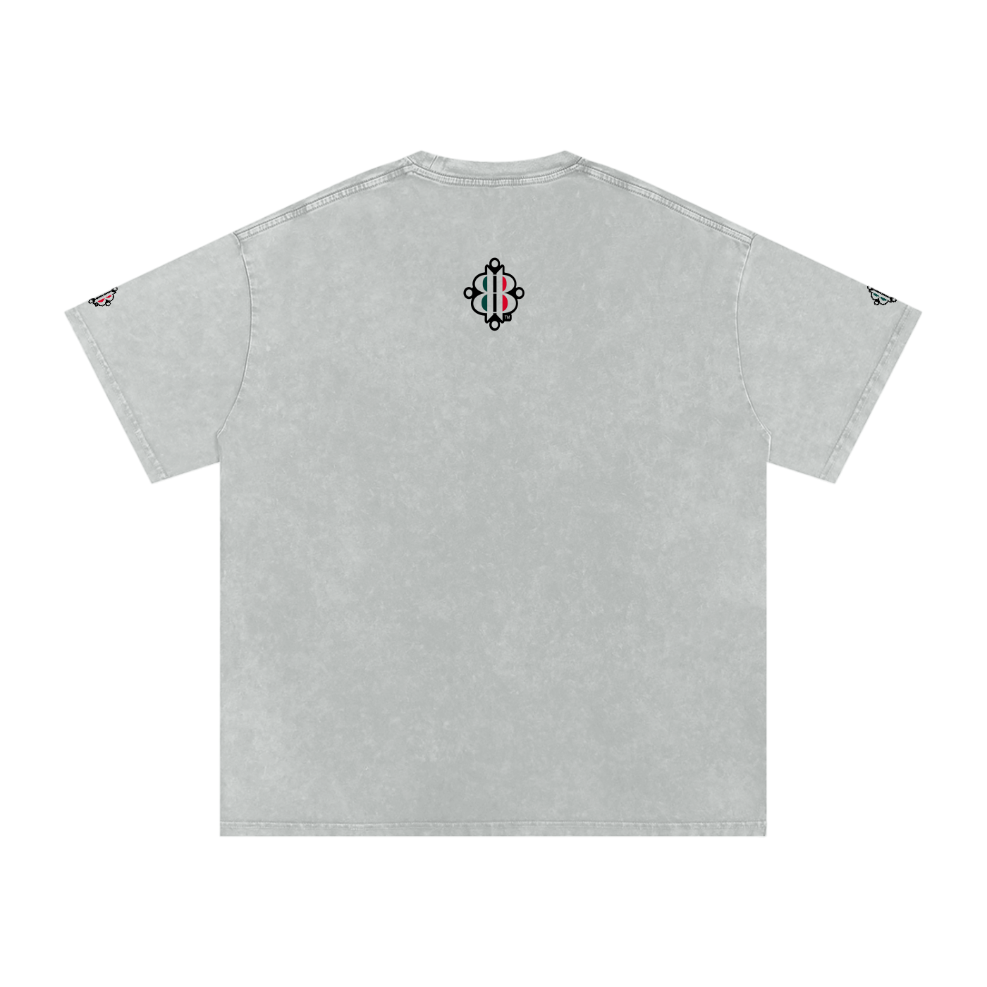 BOOJI ITALY 7 STARS 4 EVER $ LOGO SNOW WASHED T-SHIRT