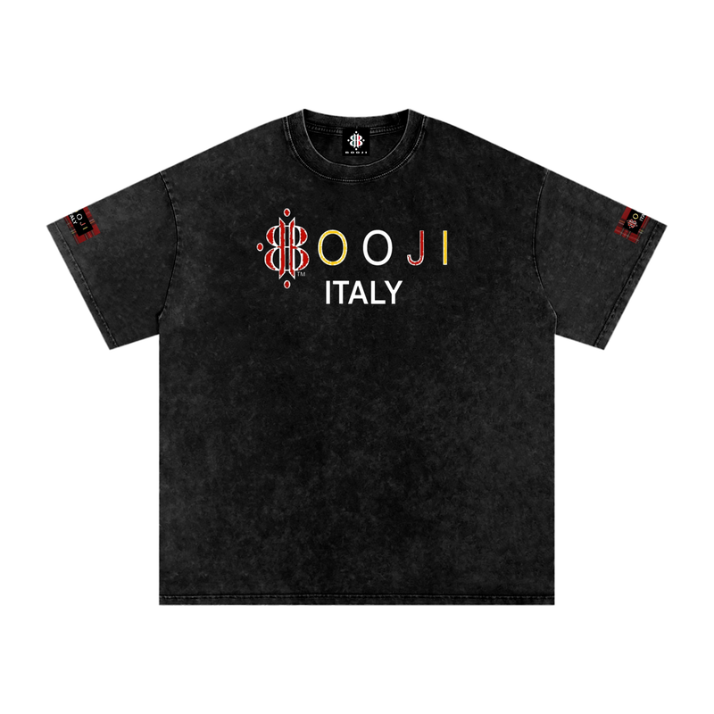BOOJI ITALY ESCI'S COLLECTION SNOW WASHED T-SHIRT
