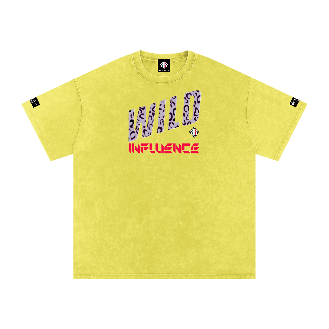 BOOJI ITALY WILD INFLUENCE Z-BACK SNOW WASHED T-SHIRT