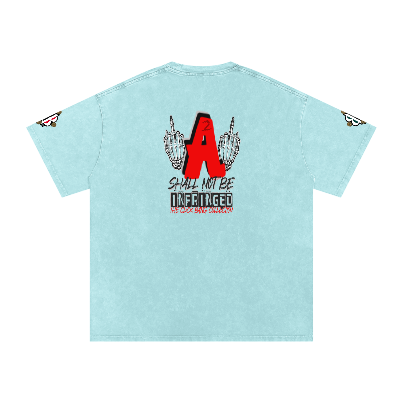 BOOJI ITALY CLICK BANG COLLECTION MENS SNOW WASHED T-SHIRT