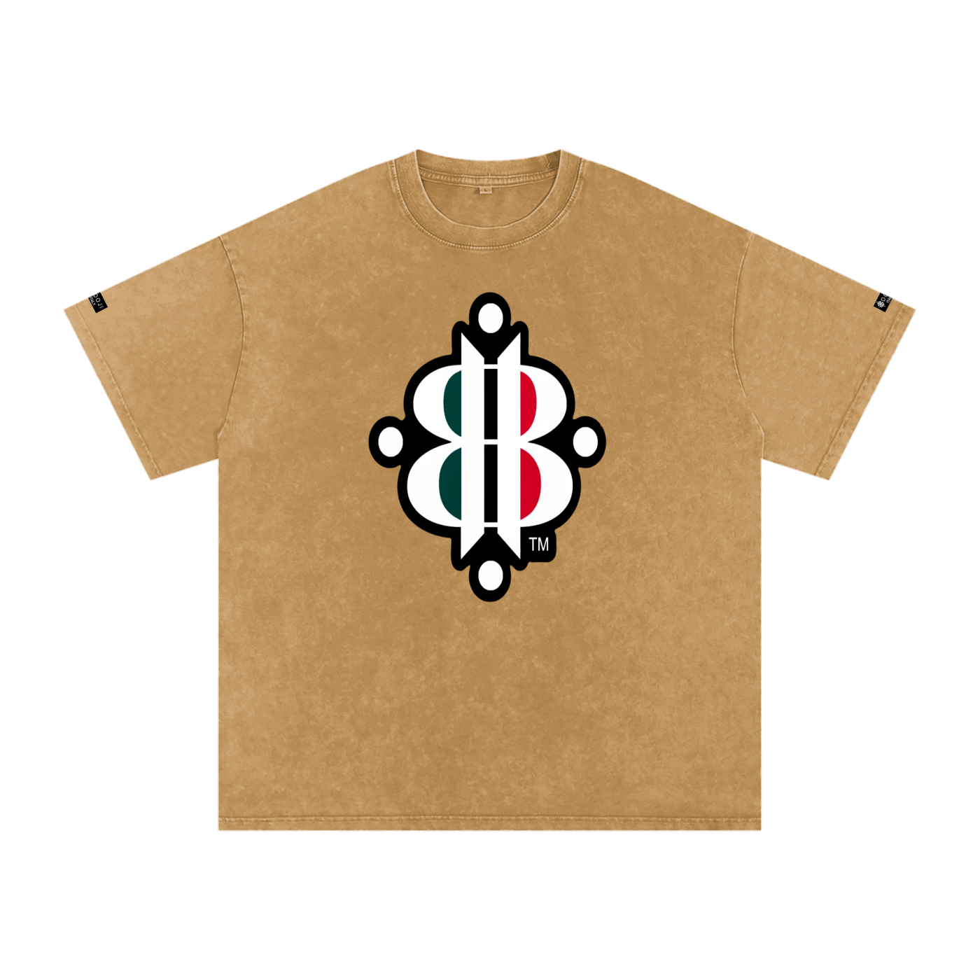 BOOJI ITALY "FLY DENIM MFR." SNOW WASHED T-SHIRT