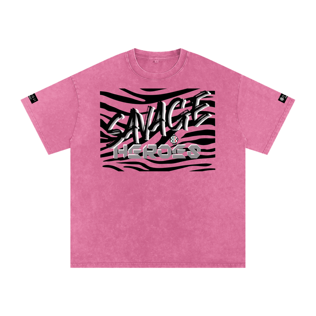 BOOJI ITALY "SAVAGE HEROES" SNOW WASHED T-SHIRT