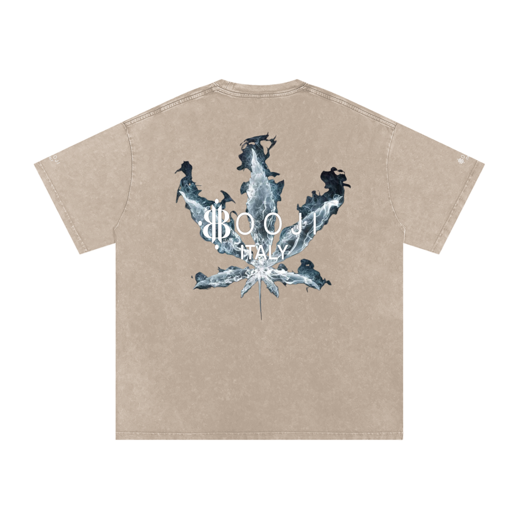 BOOJI ITALY "SMOKES COLLECTION" SNOW WASHED T-SHIRT