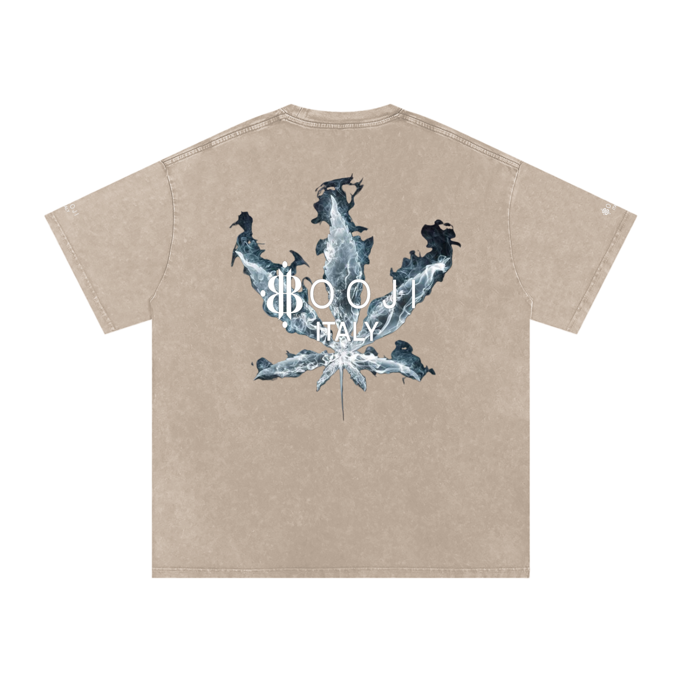 BOOJI ITALY "SMOKES COLLECTION" SNOW WASHED T-SHIRT