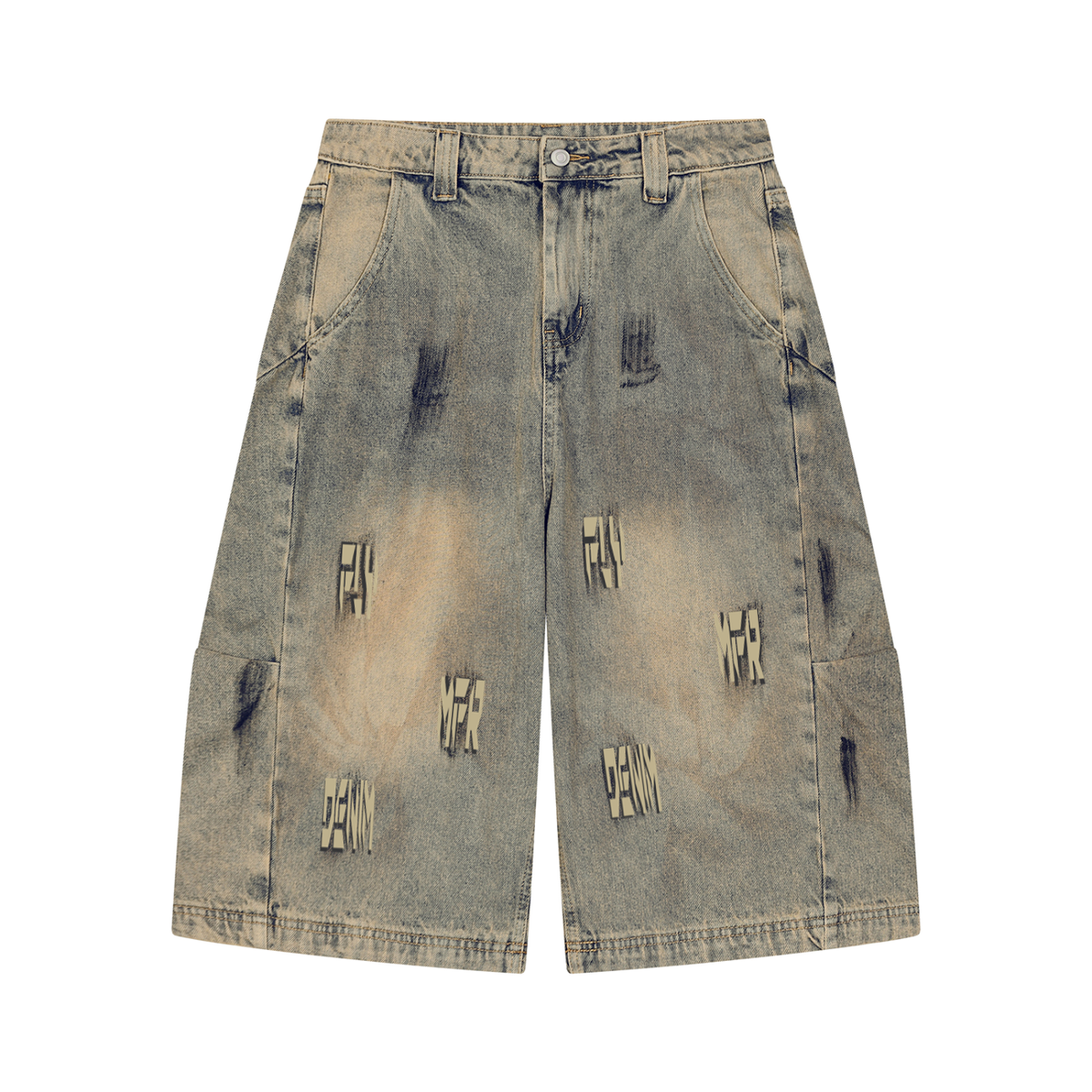 BOOJI ITALY FLY DENIM MFR. COLLECTION MEN'S VINTAGE WASH JORTS