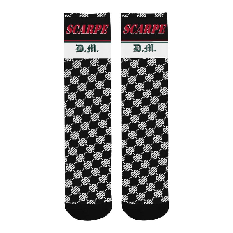 BOOJI ITALY SCARPE DM COLLECTION LOGO PATTERN TUBE SOCKS