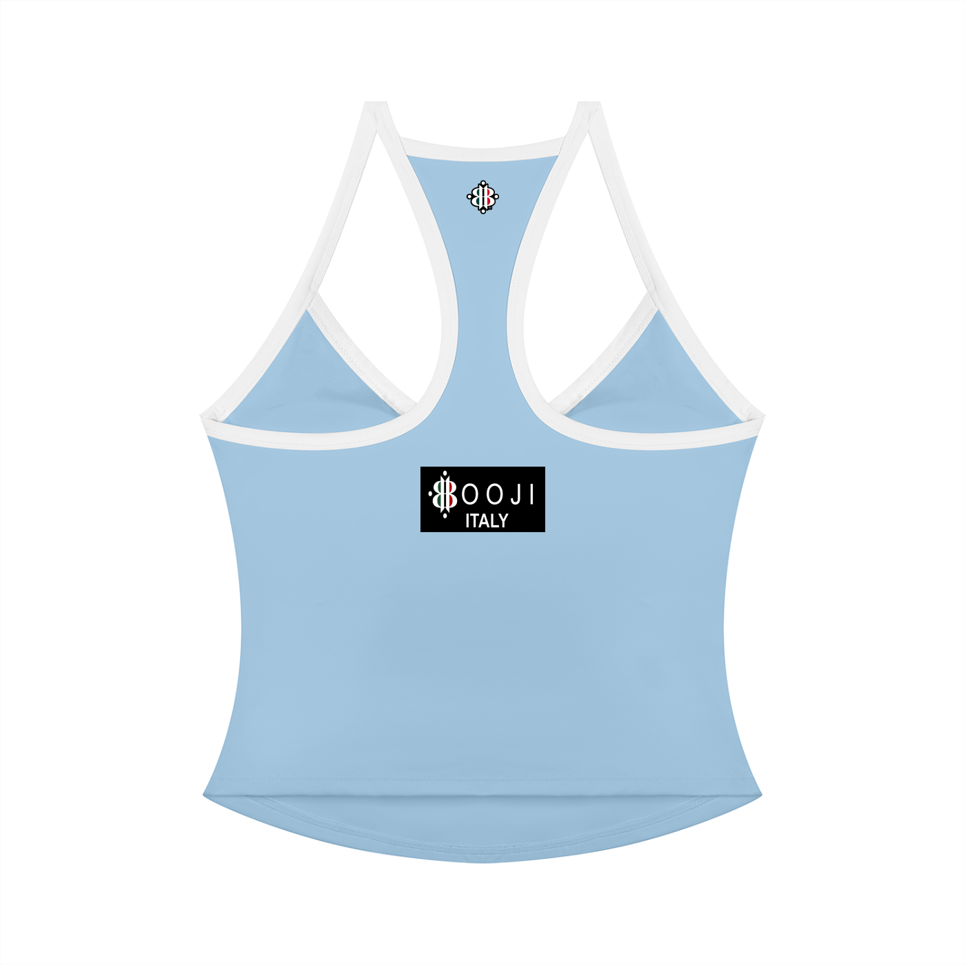 BOOJI ITALY 4 EVER $ LOGO WOMEN'S COLOR BLOCK YOGA TANK TOP
