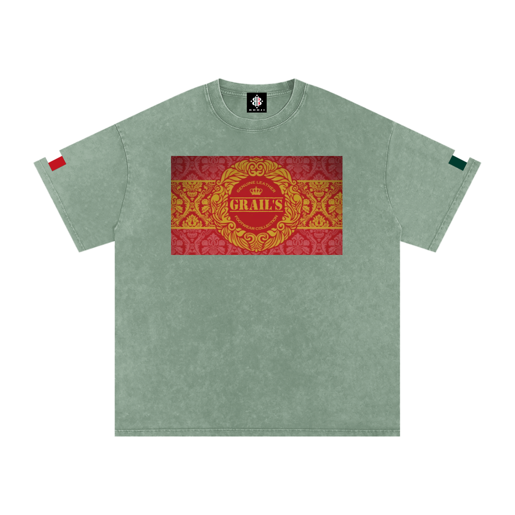 BOOJI ITALY GRAIL'S COLLECTION SNOW WASHED T-SHIRT