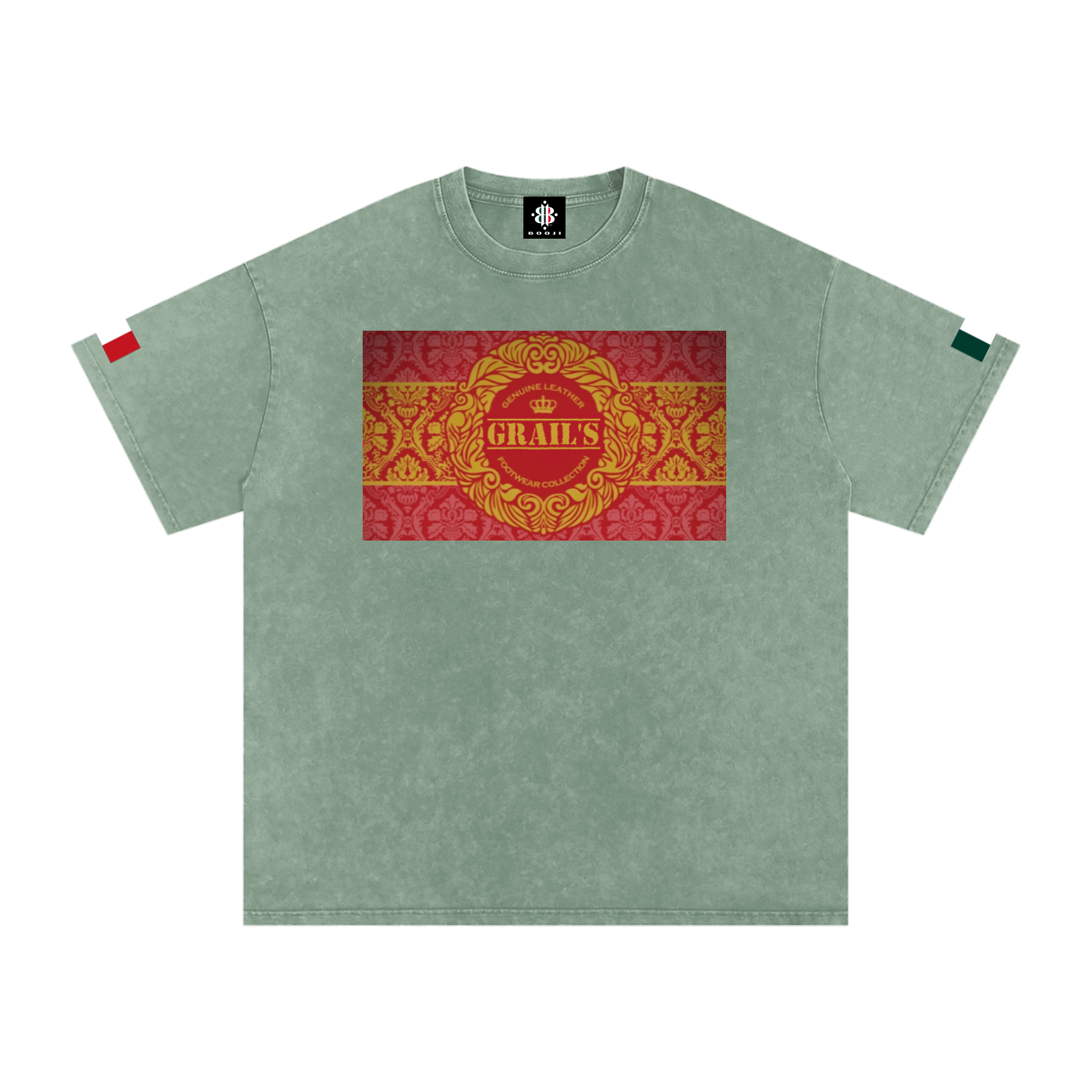 BOOJI ITALY GRAIL'S COLLECTION SNOW WASHED T-SHIRT