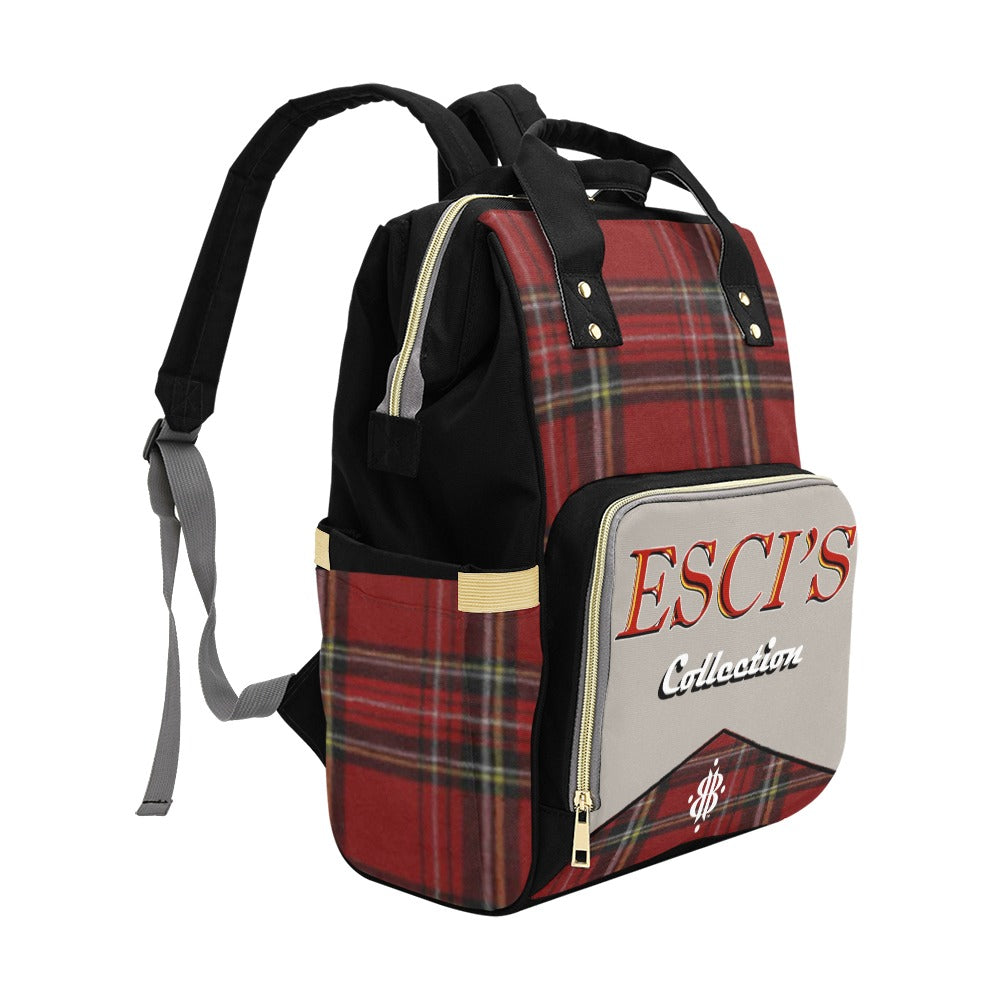 BOOJI ITALY ESCI'S COLLECTION CANVAS & LEATHER DELUXE BACKPACK