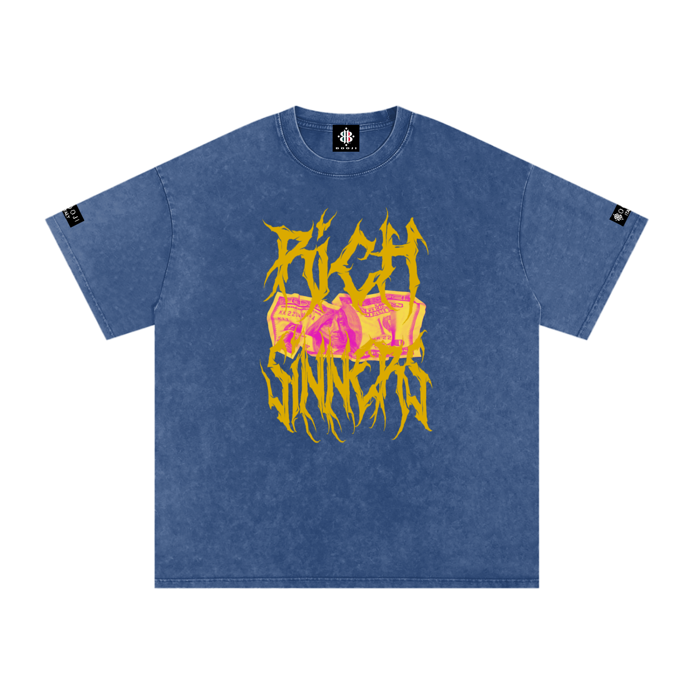 BOOJI ITALY RICH SINNERS SNOW WASHED T-SHIRT