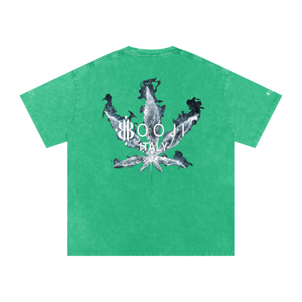 BOOJI ITALY "SMOKES COLLECTION" SNOW WASHED T-SHIRT