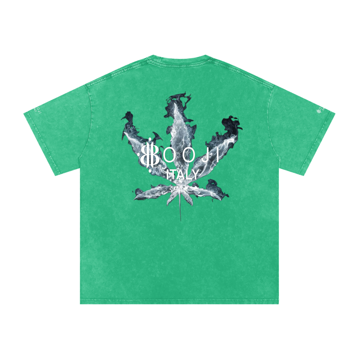 BOOJI ITALY "SMOKES COLLECTION" SNOW WASHED T-SHIRT