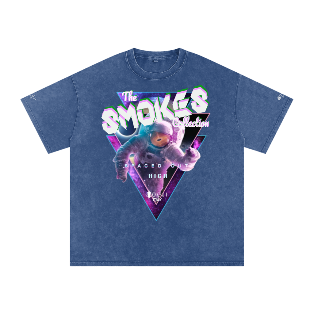 BOOJI ITALY "SMOKES COLLECTION" SNOW WASHED T-SHIRT