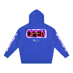 BOOJI ITALY OPEN SIGN COLLECTION COTTON  BLEND FLEECE HOODIE