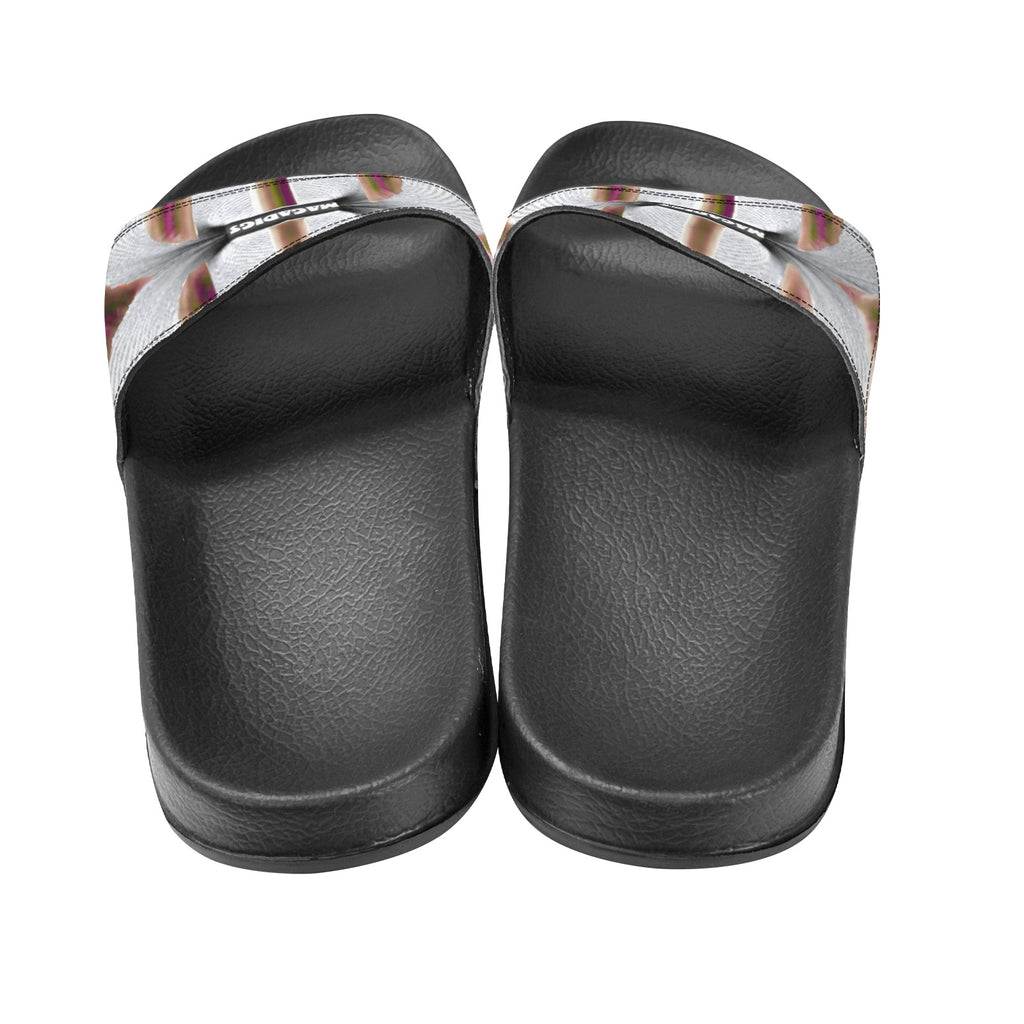 BOOJI ITALY MAGADIGS COLLECTION MEN'S BLACK SOLE SLIDES