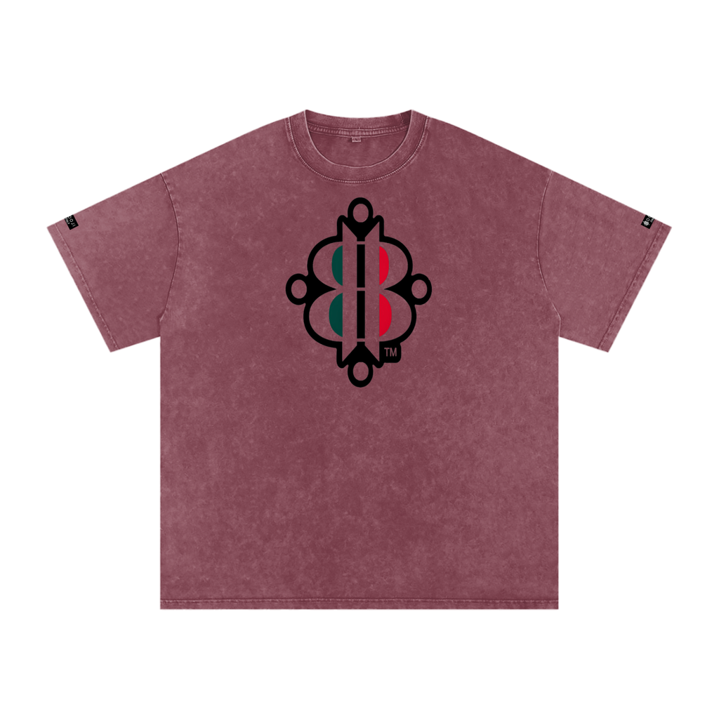 BOOJI ITALY "FLY DENIM MFR." SNOW WASHED T-SHIRT