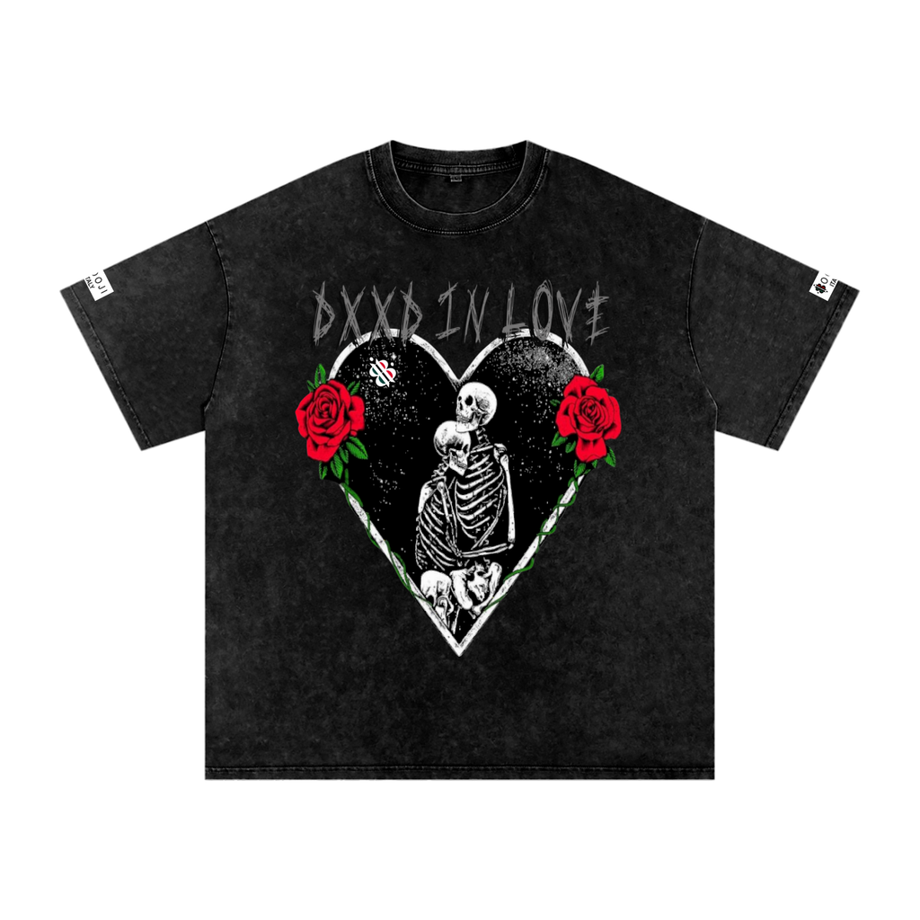BOOJI ITALY "DXXD IN LOVE" SNOW WASHED T-SHIRT