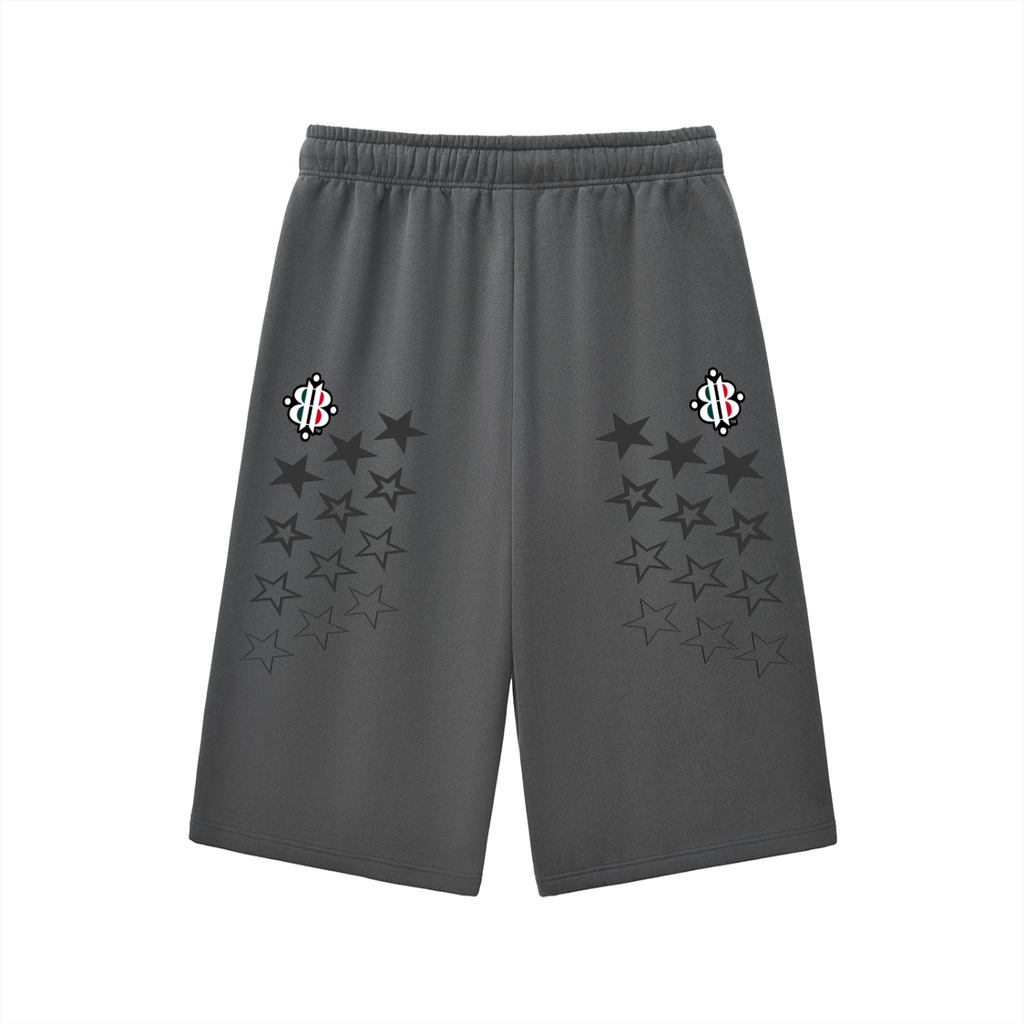 BOOJI ITALY STARS LOGO 3/4 LENGTH SWEATSHORTS
