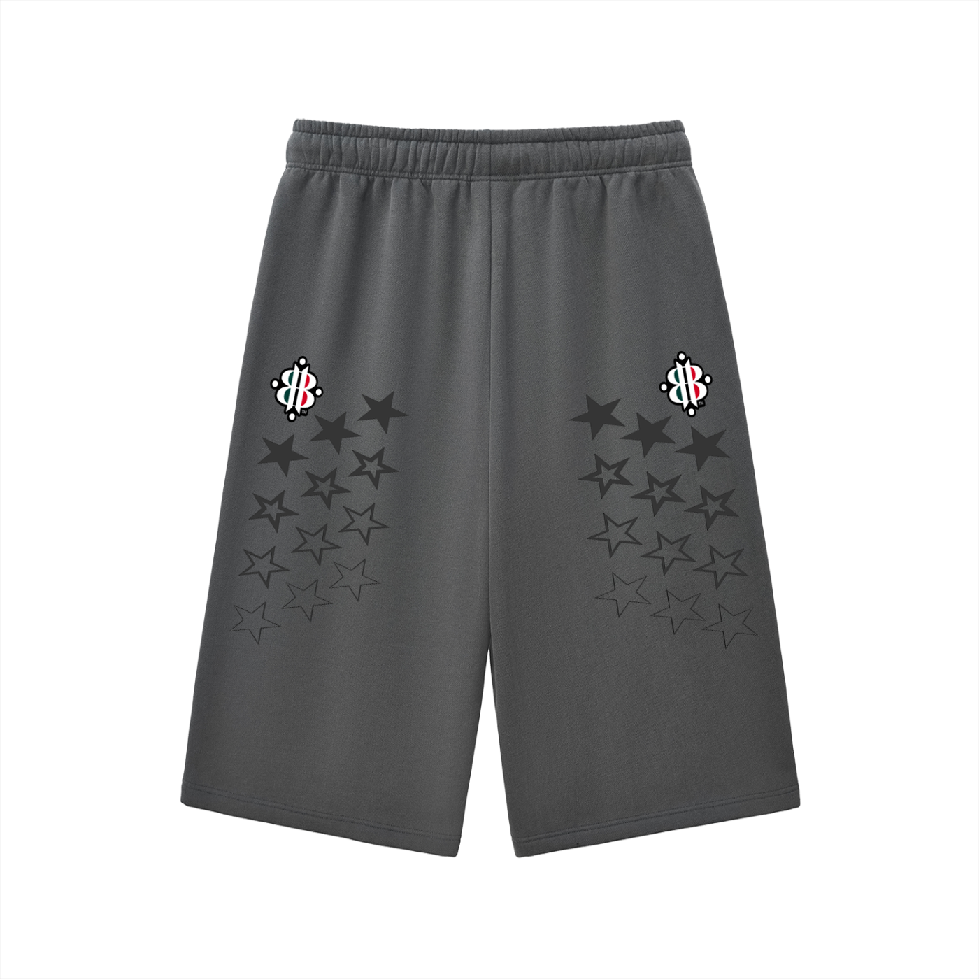 BOOJI ITALY STARS LOGO 3/4 LENGTH SWEATSHORTS