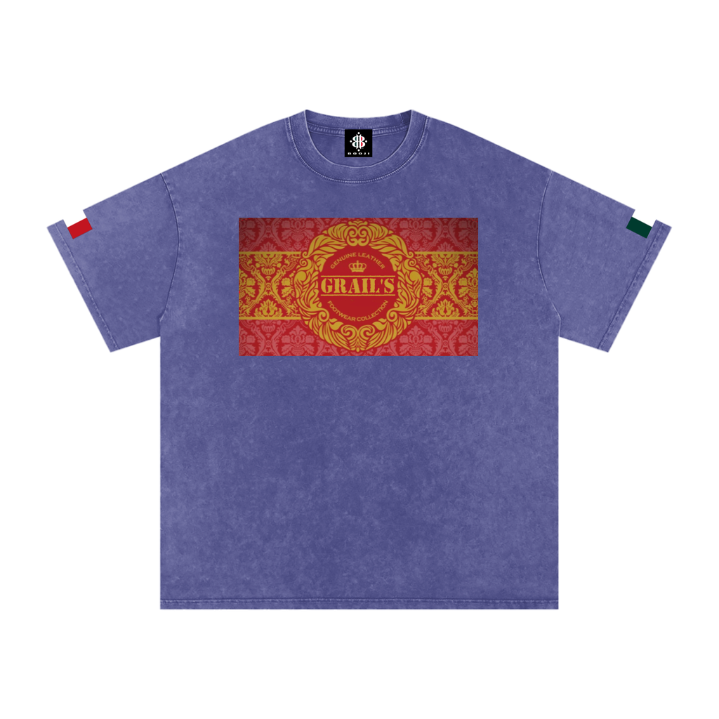 BOOJI ITALY GRAIL'S COLLECTION SNOW WASHED T-SHIRT