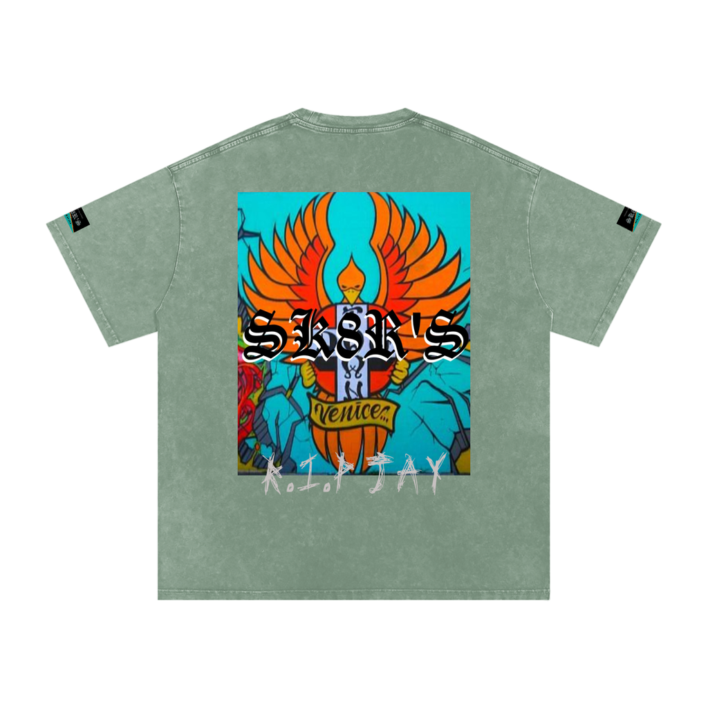 BOOJI ITALY SK8R'S COLLECTION SNOW WASHED T-SHIRT