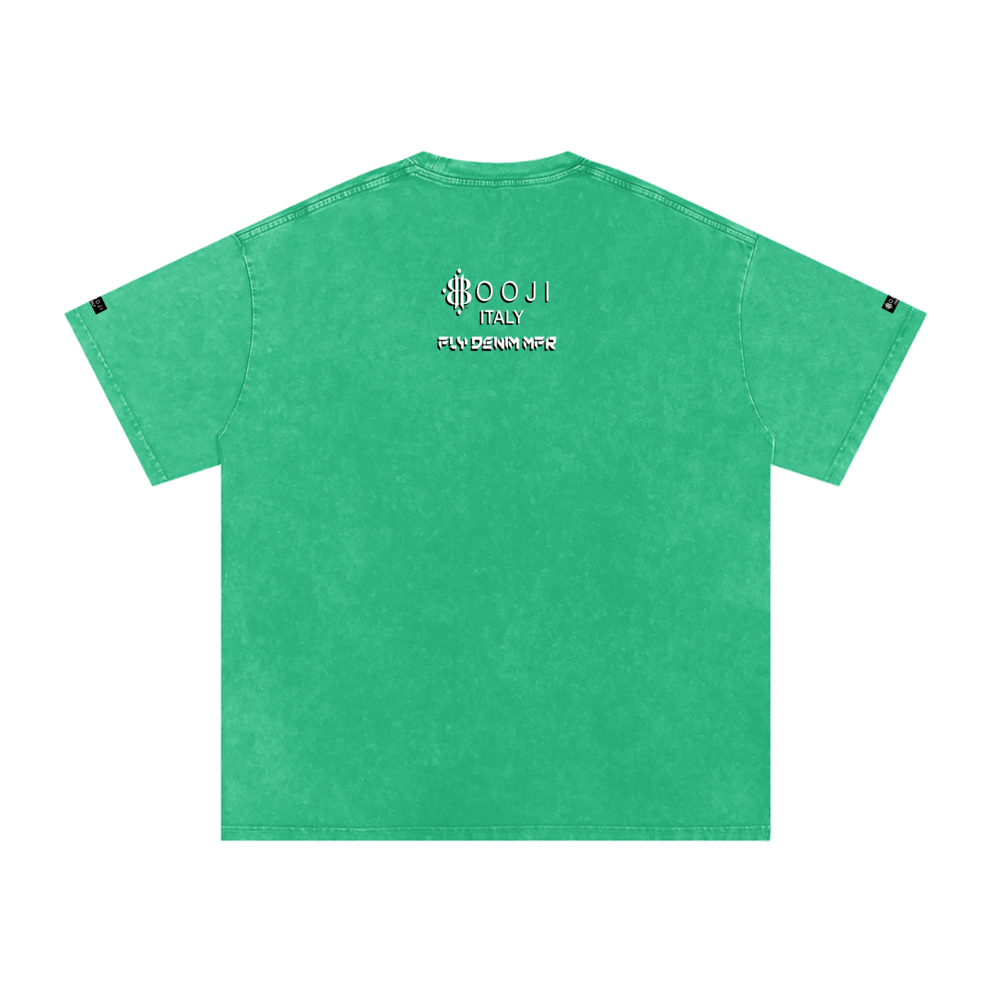 BOOJI ITALY "FLY DENIM MFR." SNOW WASHED T-SHIRT