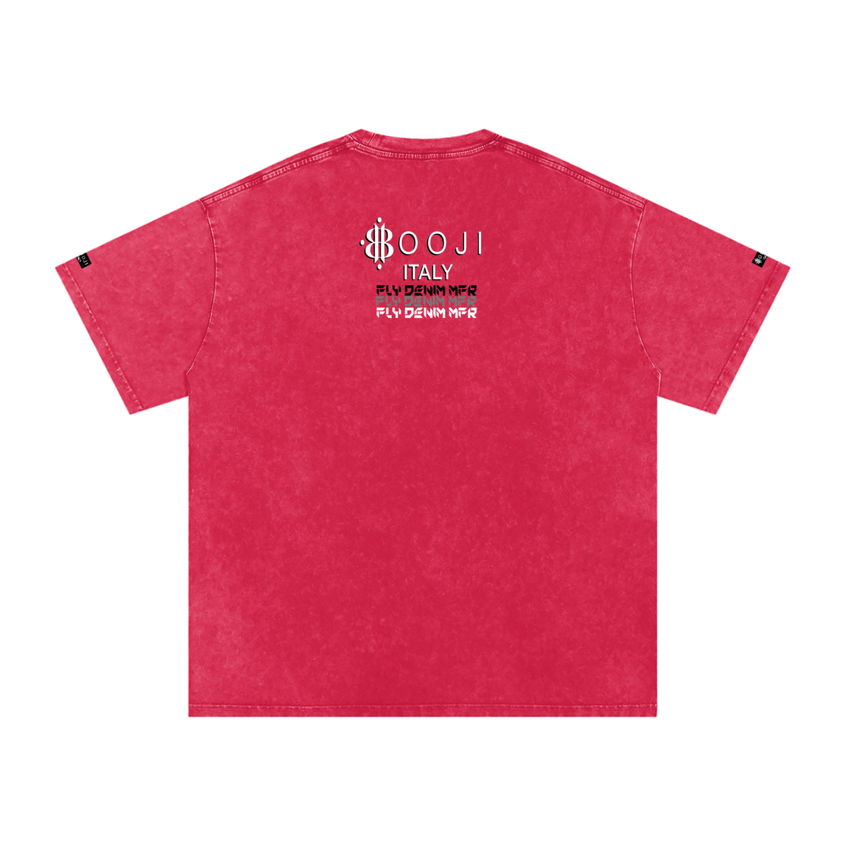 BOOJI ITALY FLY DENIM MFR. COLLECTION SNOW WASHED T-SHIRT