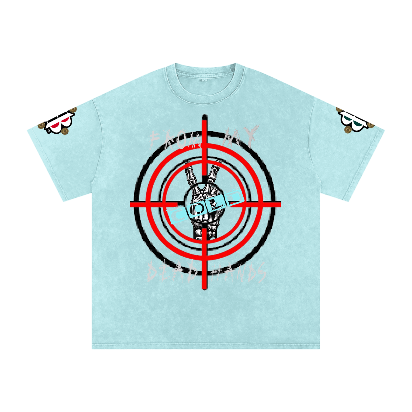 BOOJI ITALY "CLICK BANG COLLECTION" SNOW WASHED T-SHIRT