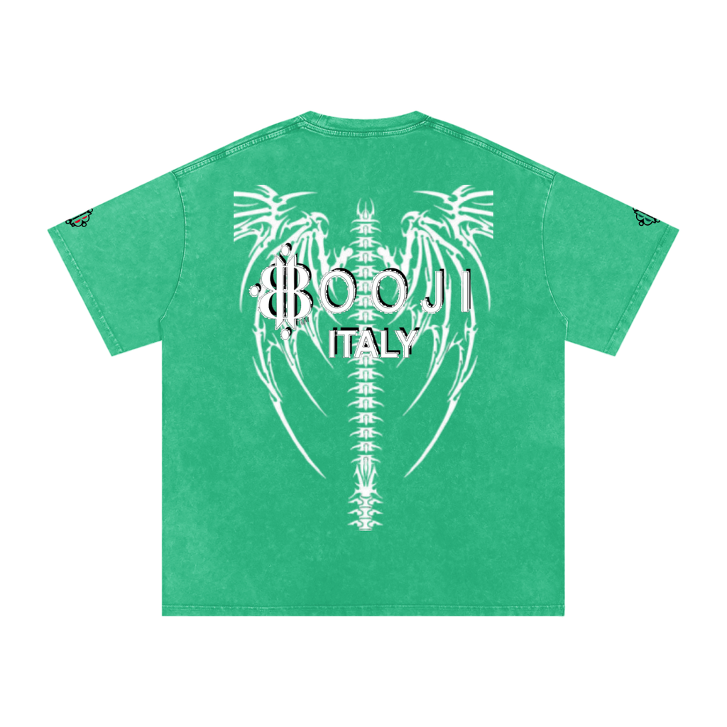 BOOJI ITALY "DXXD IN LOVE" LINE SNOW WASHED T-SHIRT