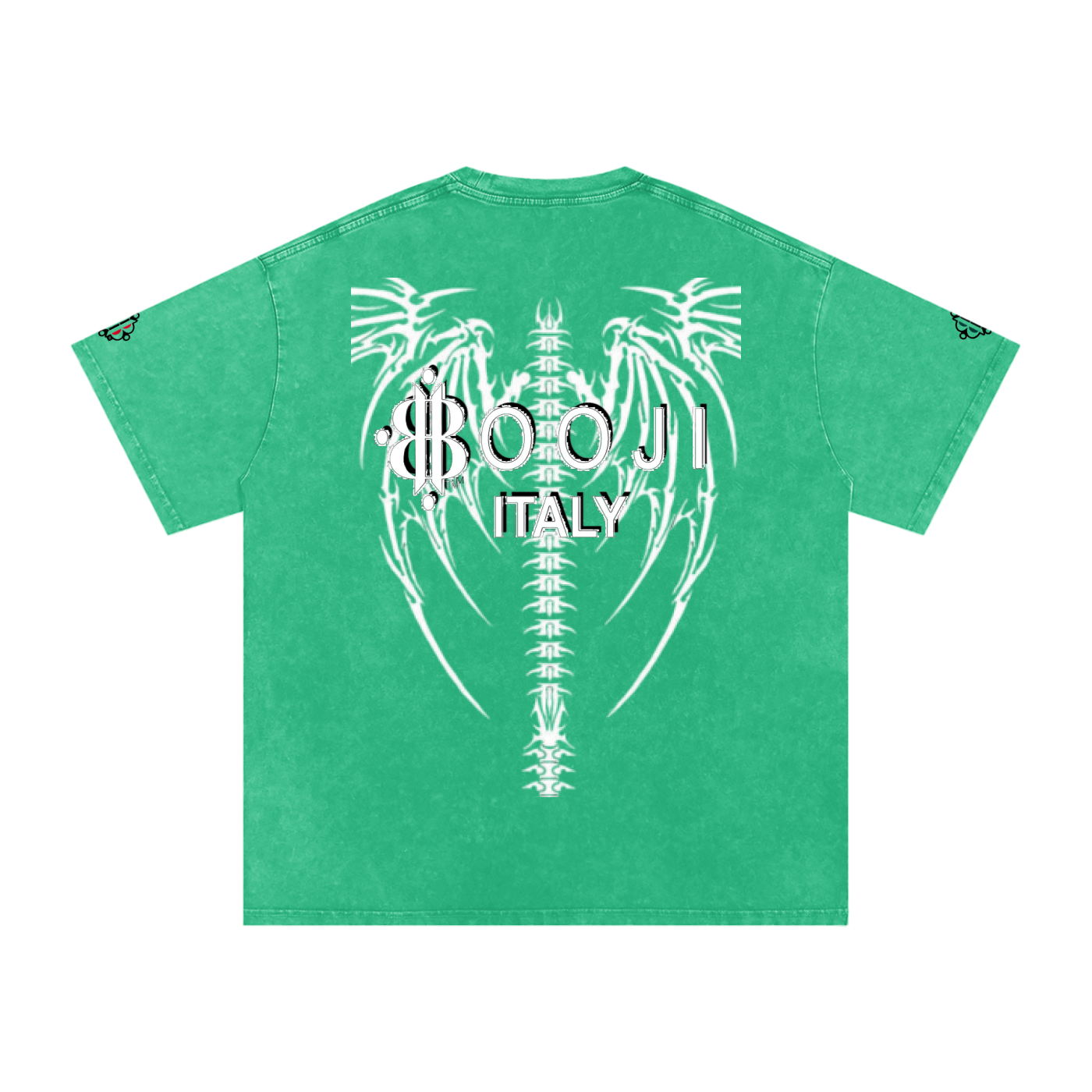 BOOJI ITALY "DXXD IN LOVE" LINE SNOW WASHED T-SHIRT