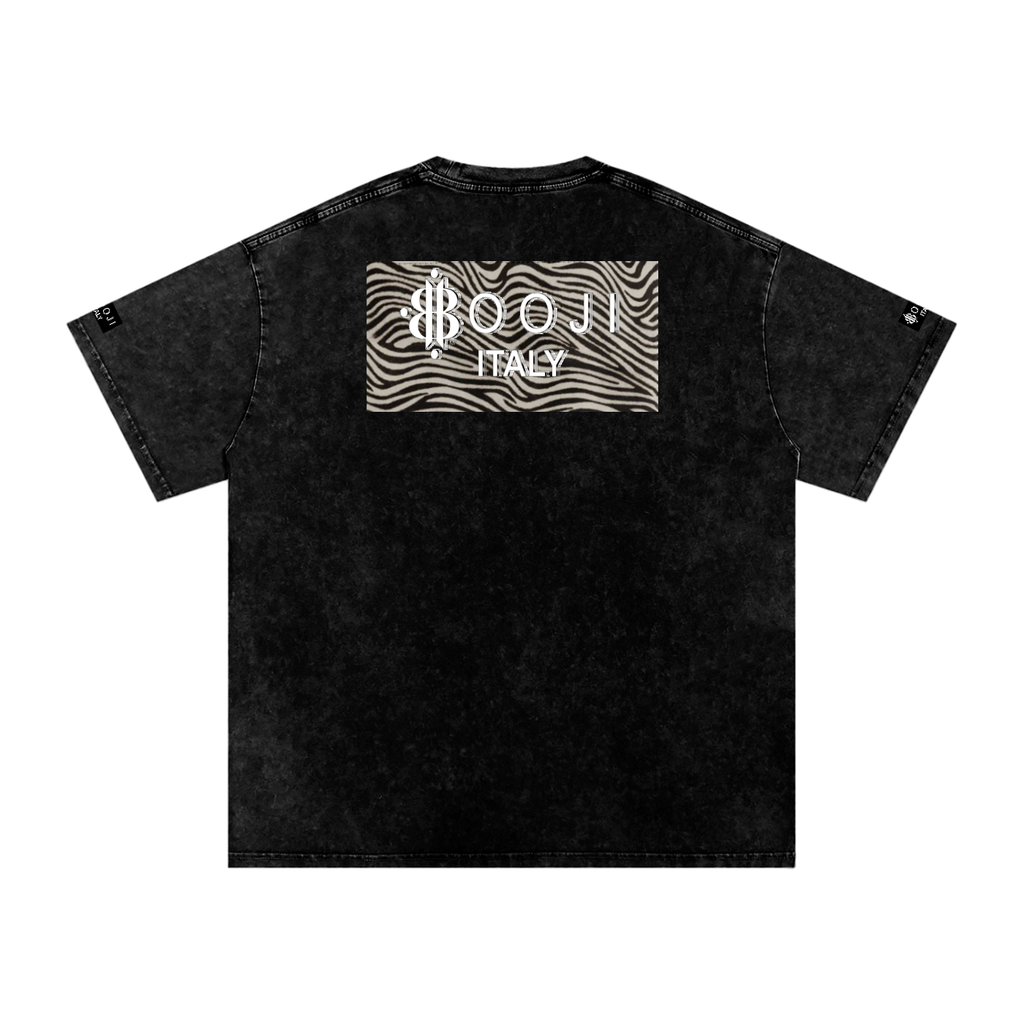 BOOJI ITALY WILD INFLUENCE Z-BACK SNOW WASHED T-SHIRT