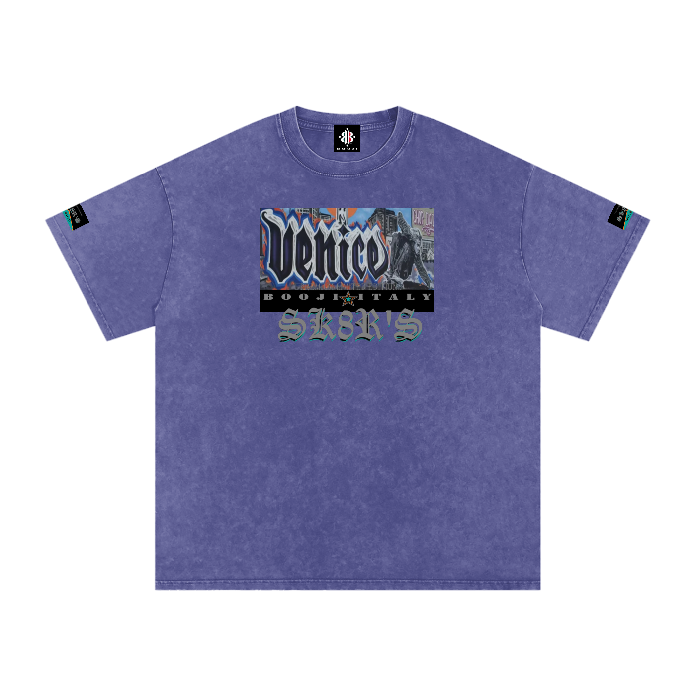 BOOJI ITALY SK8R'S COLLECTION SNOW WASHED T-SHIRT