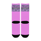 BOOJI ITALY SUPER POSITION COLLECTION WOMEN'S PINK CREW SOCKS