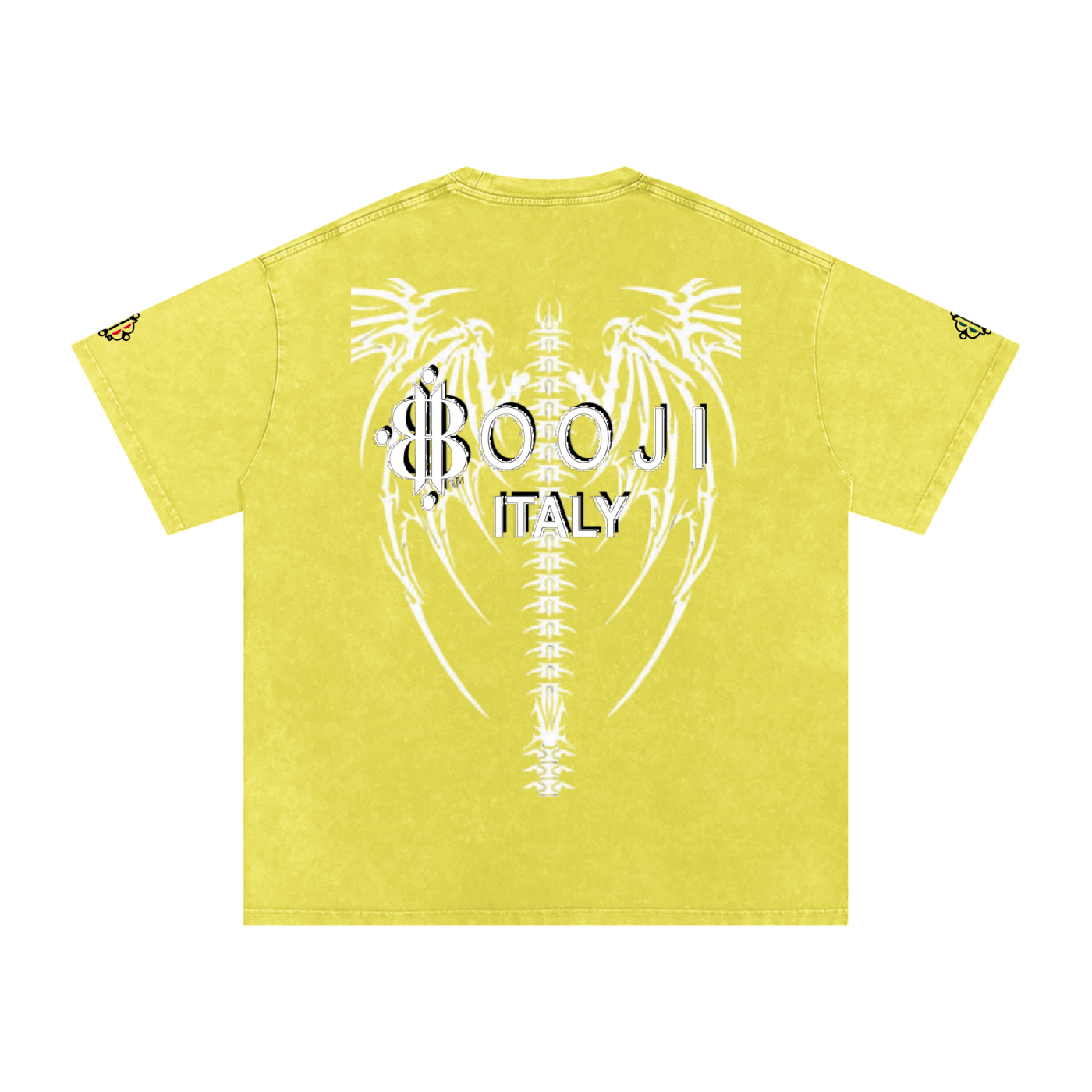 BOOJI ITALY "DXXD IN LOVE" LINE SNOW WASHED T-SHIRT