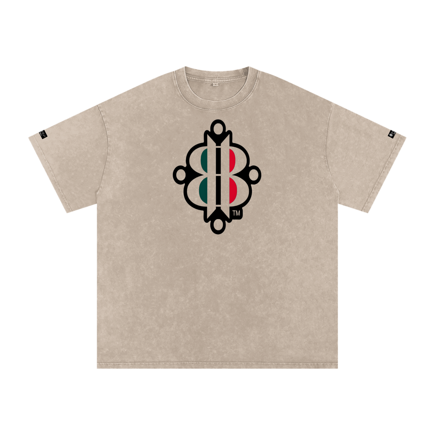 BOOJI ITALY "FLY DENIM MFR." SNOW WASHED T-SHIRT