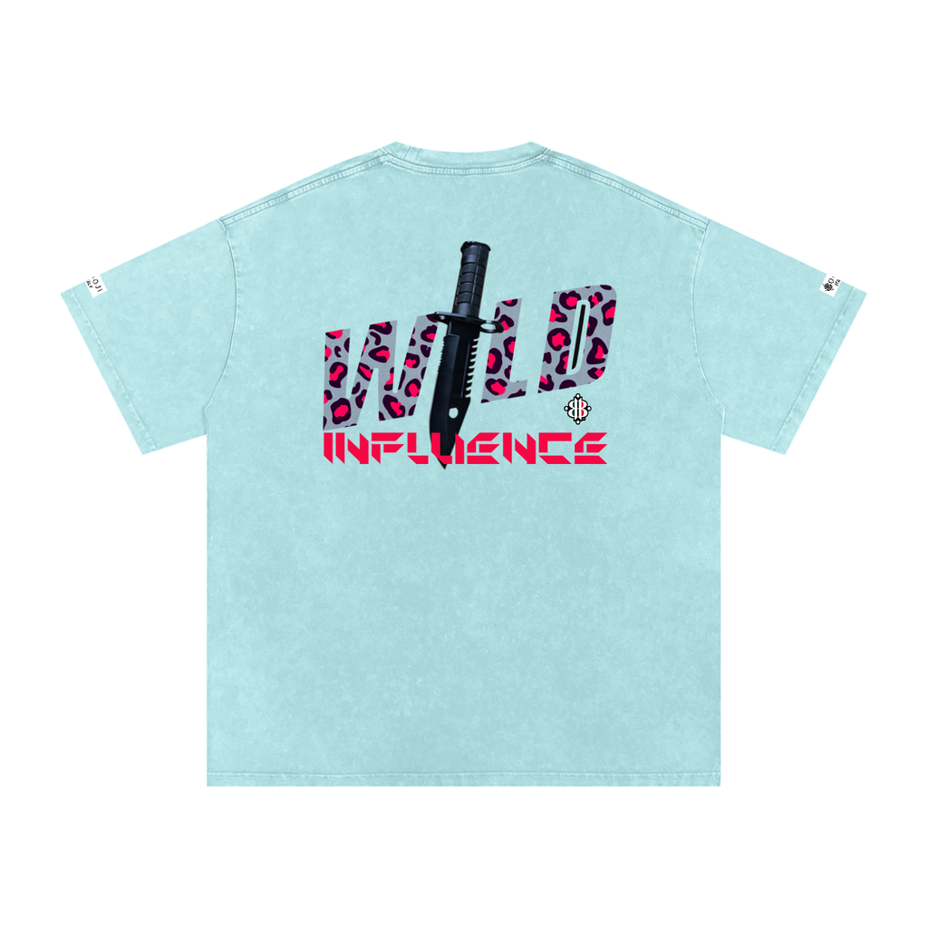 BOOI ITALY WILD INFLUENCE KNIFED SNOW WASHED T-SHIRT