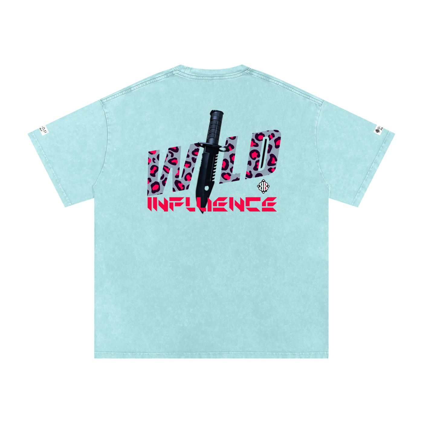 BOOI ITALY WILD INFLUENCE KNIFED SNOW WASHED T-SHIRT