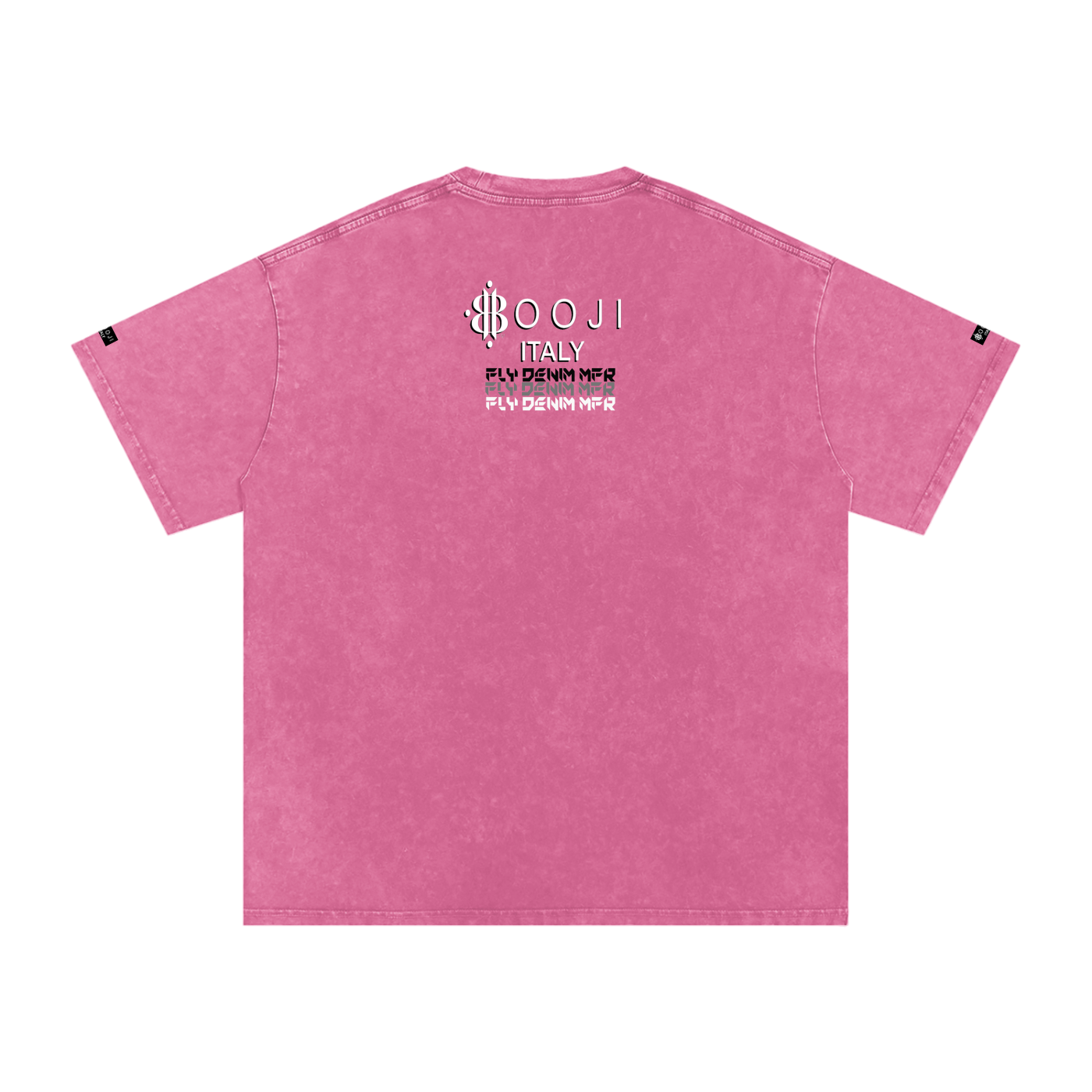 BOOJI ITALY "FLY DENIM MFR." SNOW WASHED T-SHIRT
