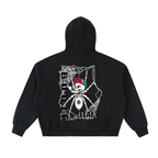 BOOJI ITALY MOLLYHOOD w/SPEEDY THA SPIDER FULL ZIP BOXY HOODIE
