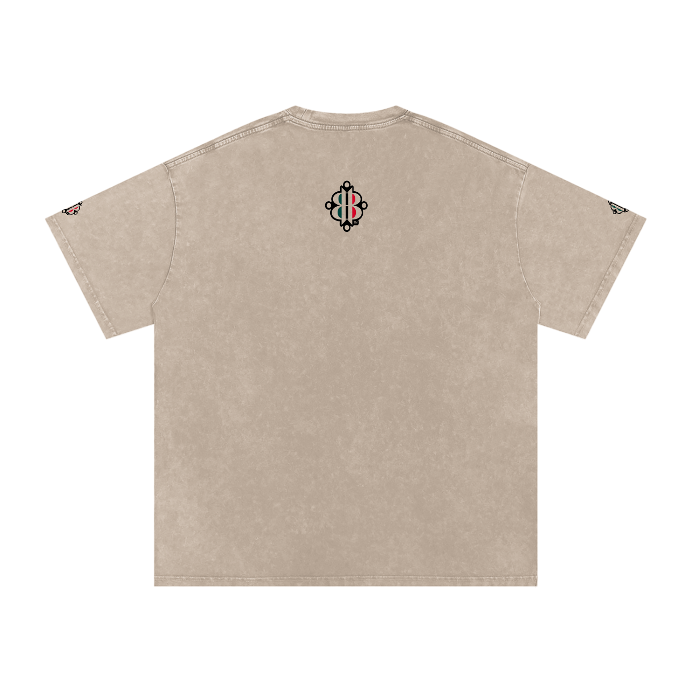 BOOJI ITALY 7 STARS 4 EVER $ LOGO SNOW WASHED T-SHIRT