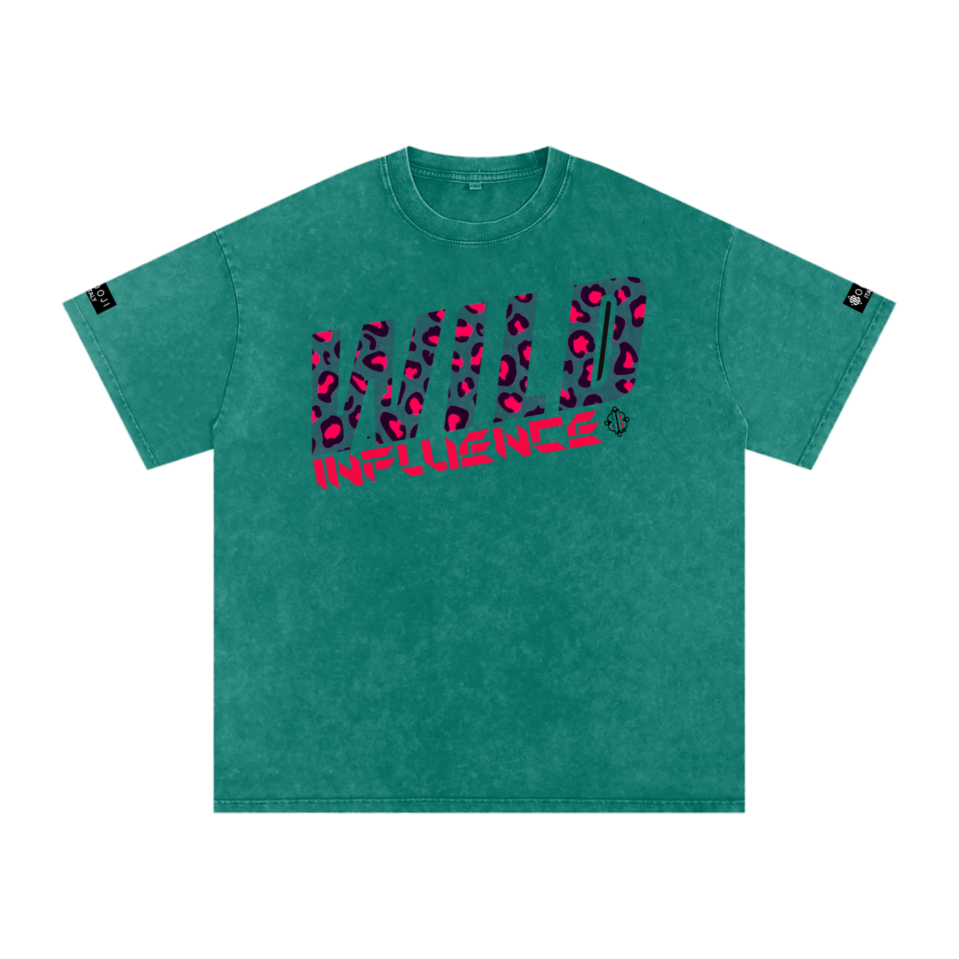 BOOJI ITALY "WILD INFLUENCE" SNOW WASHED T-SHIRT