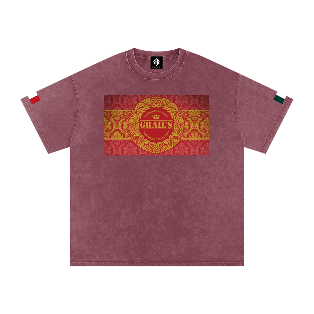 BOOJI ITALY GRAIL'S COLLECTION SNOW WASHED T-SHIRT