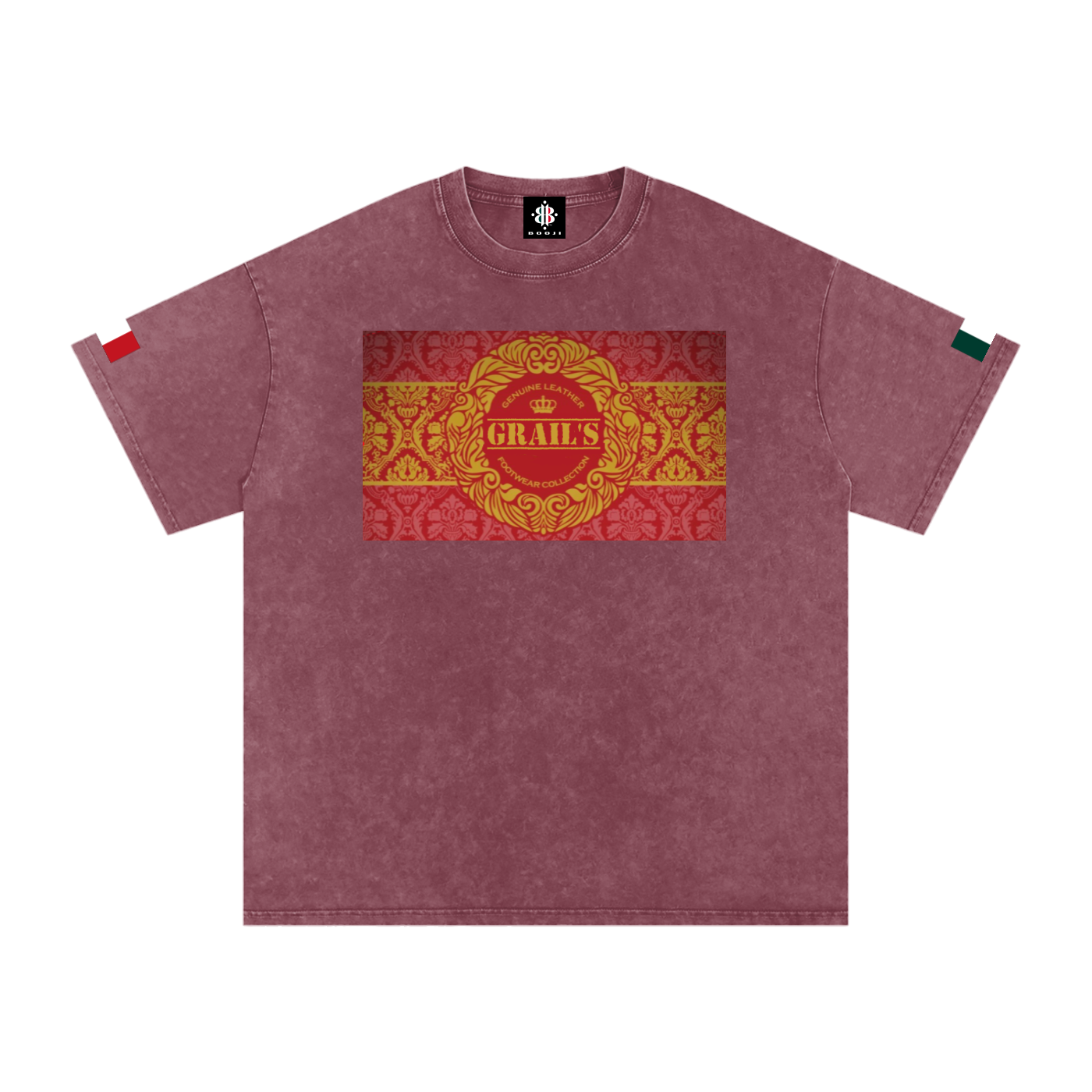 BOOJI ITALY GRAIL'S COLLECTION SNOW WASHED T-SHIRT