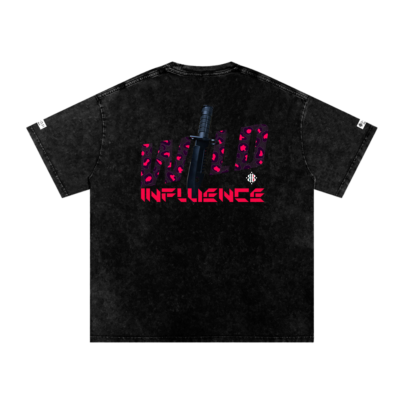 BOOI ITALY WILD INFLUENCE KNIFED SNOW WASHED T-SHIRT